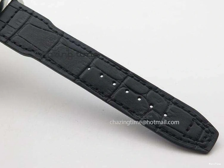 MIROTIME 0213 Soft Pilot Chrono 3777 43mm ZF 1:1 Best Edition Black Dial On Black Leather Strap A 7360